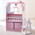 Casuta lemn de joaca pe ambele parti Pepiniera-Cresa-Double Sided Wooden Play Nursery